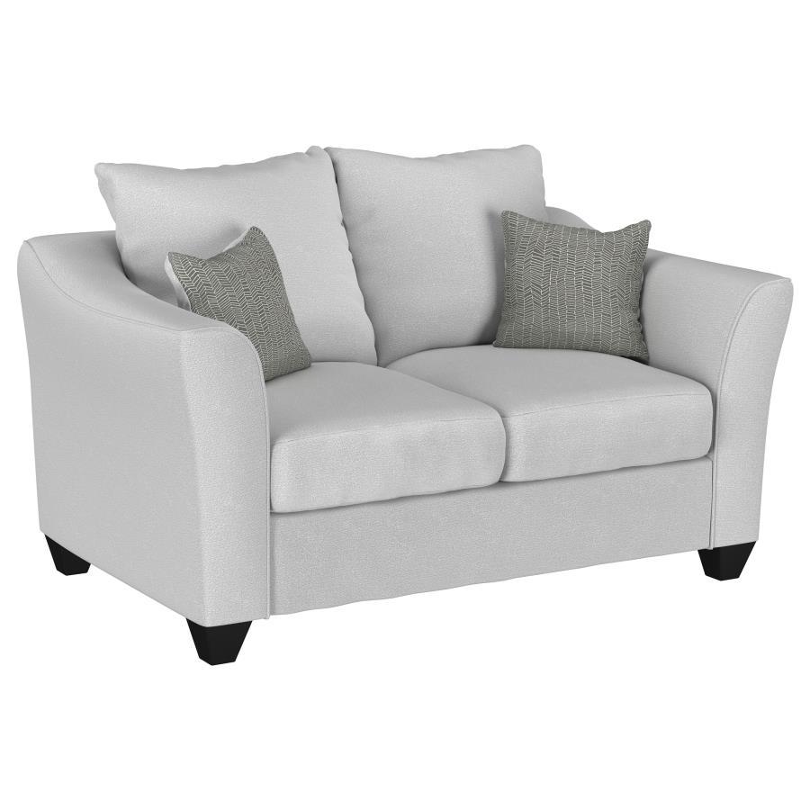 Salizar - Upholstered Flared Arm Sofa Set by CoasterEssence | Bel Furniture