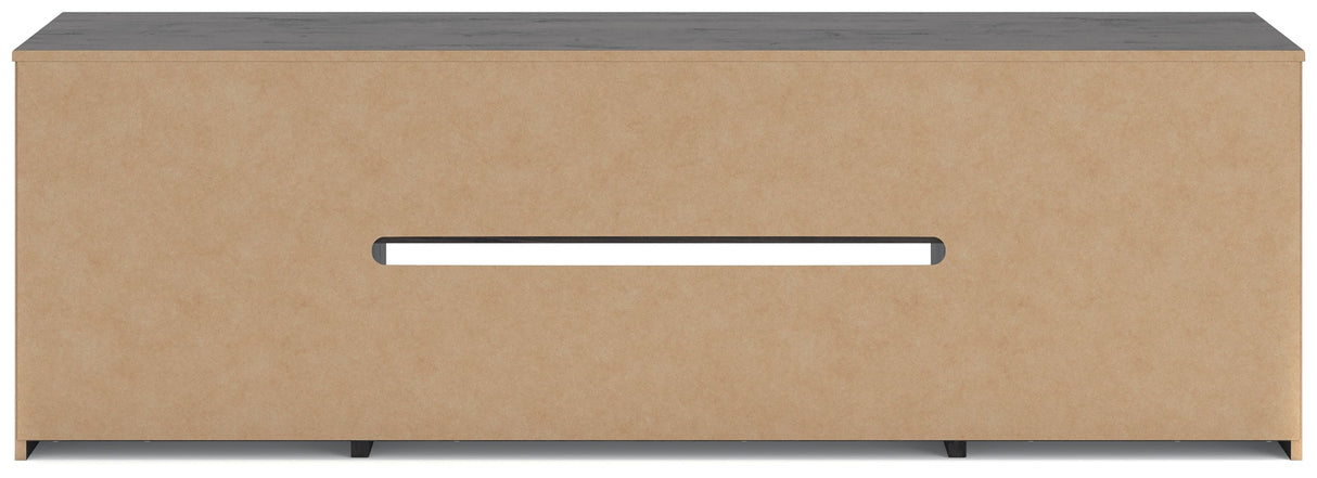 Cayboni - LG TV Stand With Fireplace Option Black Fireplace TV Stands by Signature Design by Ashley® | Bel Furniture