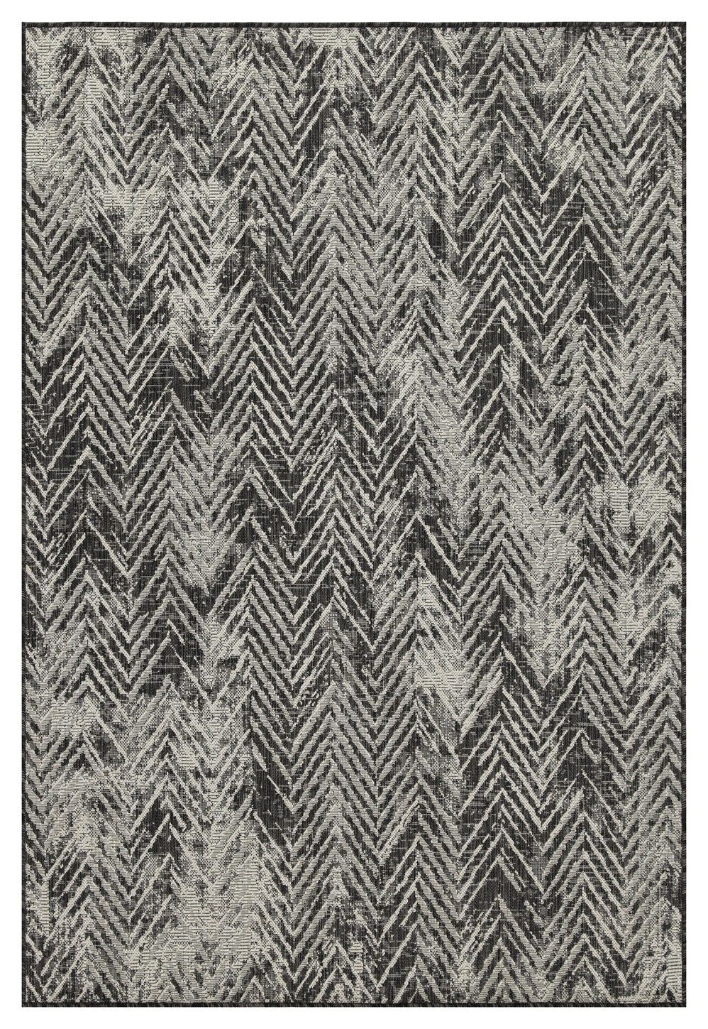 Sunshine - Polyester Indoor / Outdoor Area Rug Dark Gray by Icona Home Decor | Bel Furniture