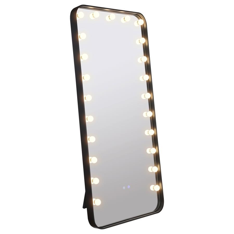 Canton - LED Standing Mirror With Speakers - Black by Coaster Fine Furniture | Bel Furniture