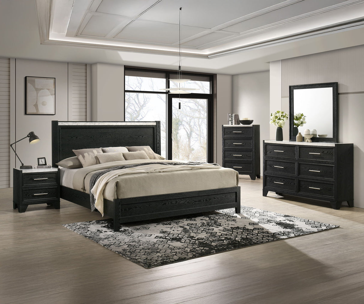 Lamar - Chest - Black by Crown Mark | Bel Furniture