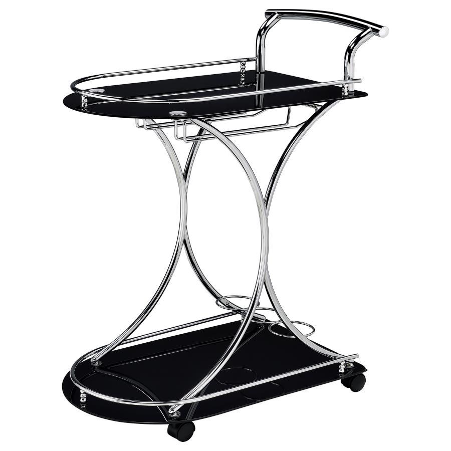 Elfman - 2-Shelve Serving Cart by CoasterEveryday | Bel Furniture