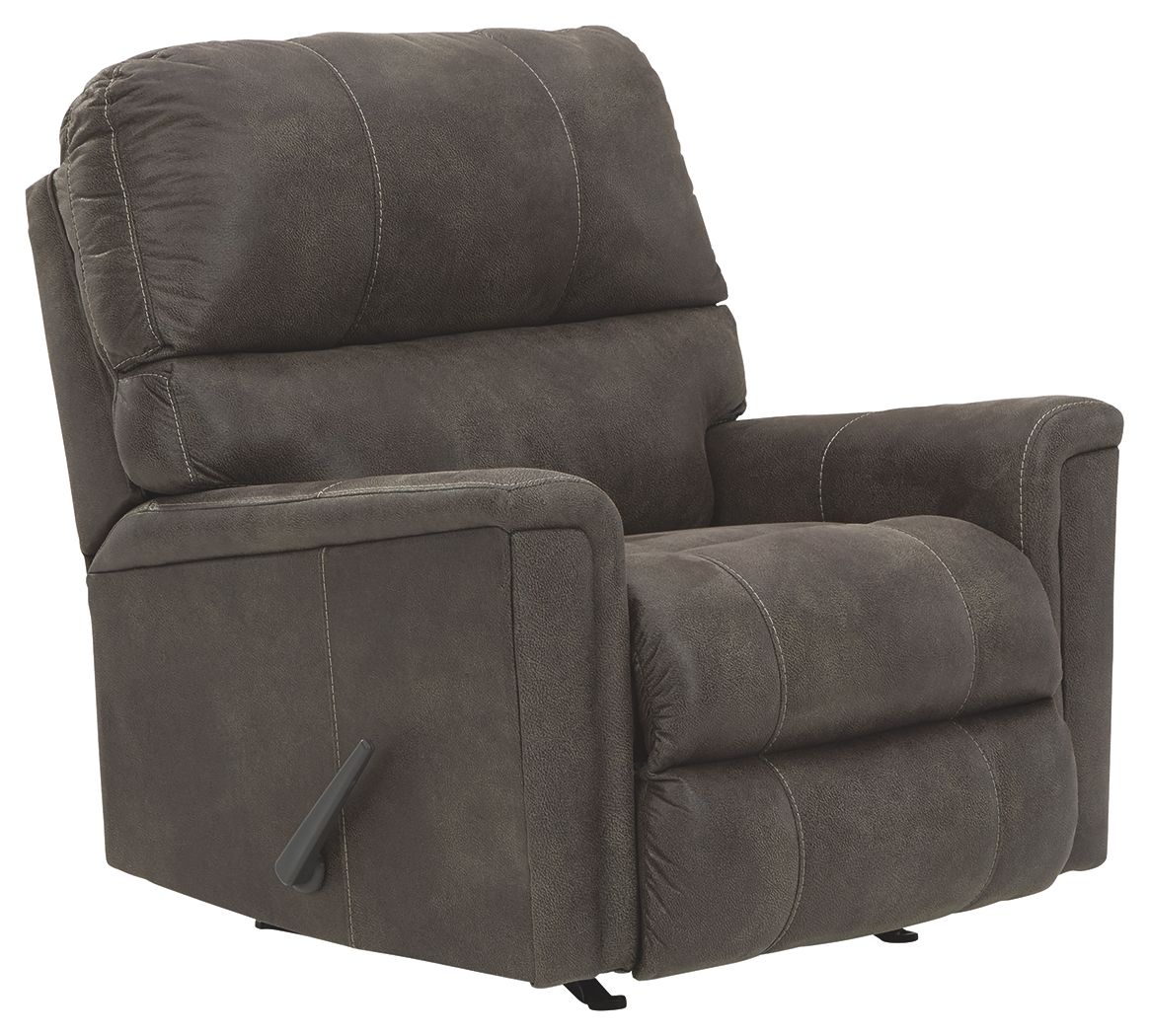 Navi - Rocker Recliner Dark Gray by Signature Design by Ashley® | Bel Furniture