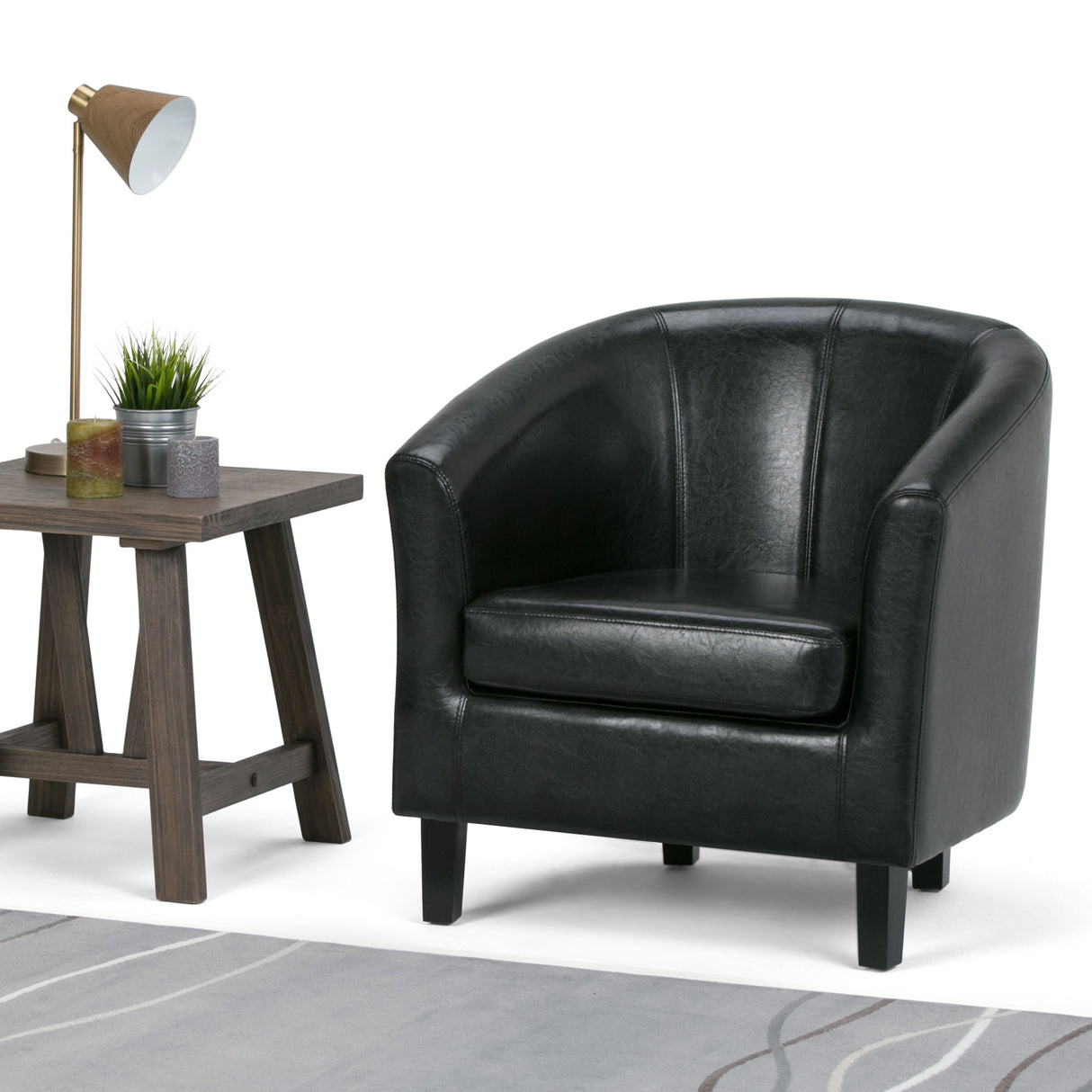 Austin - Transitional Tub Chair by Simpli-Home | Bel Furniture