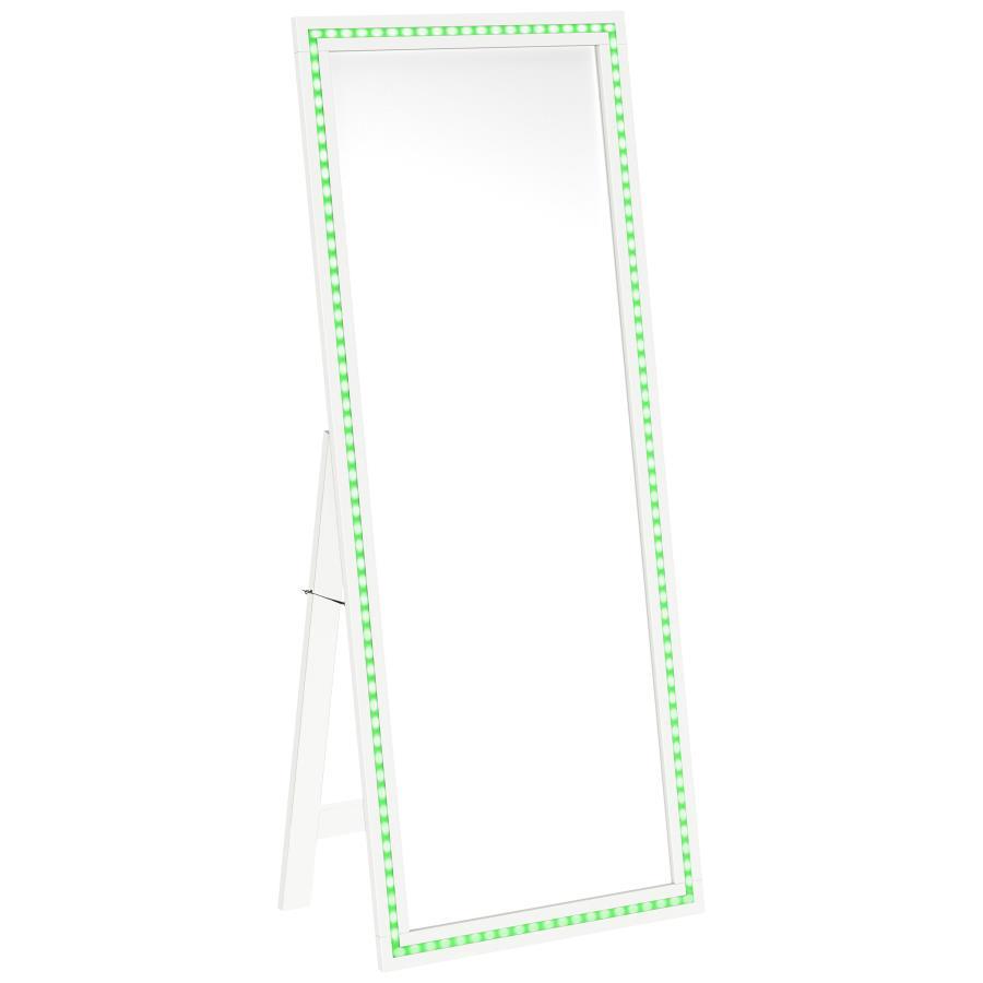Windrose - Tempered LED Standing Mirror by Coaster Fine Furniture | Bel Furniture