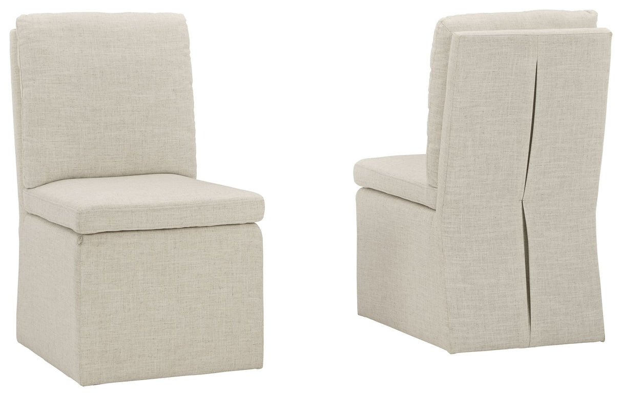 Krystanza - Side Chair Set Beige by Millennium® by Ashley | Bel Furniture