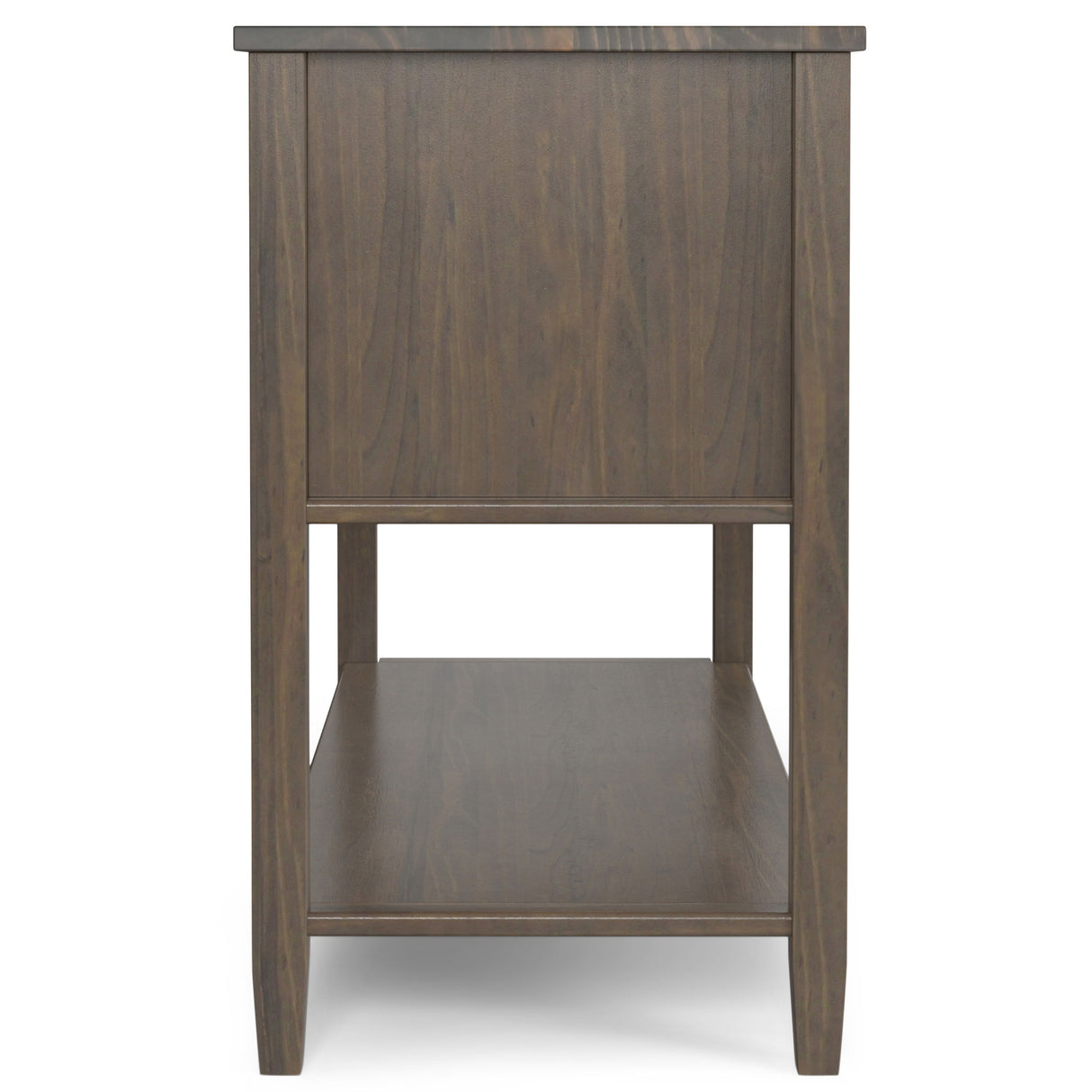 Ela - Console Table - Smoky Brown by Simpli-Home | Bel Furniture