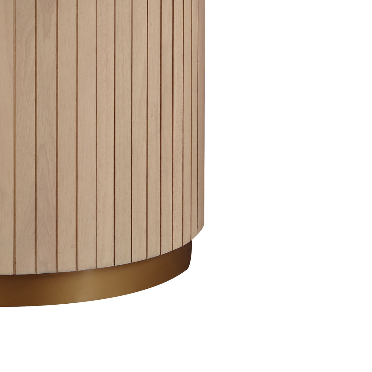 Caspian - 5 Piece Round Dining Table Set With Chairs - Oak by Lilola Home | Bel Furniture