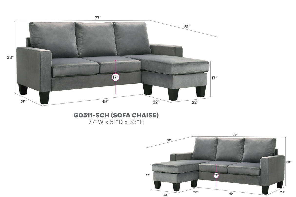 Jessica - Sofa Chaise