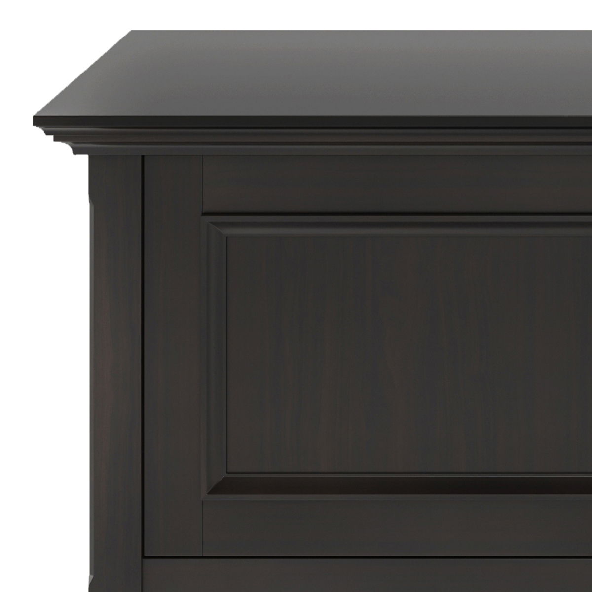 Amherst - Low TV Media Stand - Hickory Brown by Simpli-Home | Bel Furniture