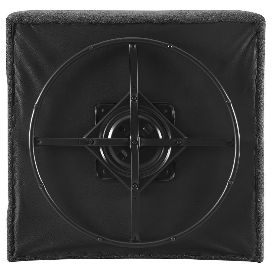 Cobie - Upholstered Armless Swivel Chair - Dark Charcoal by Coaster Fine Furniture | Bel Furniture