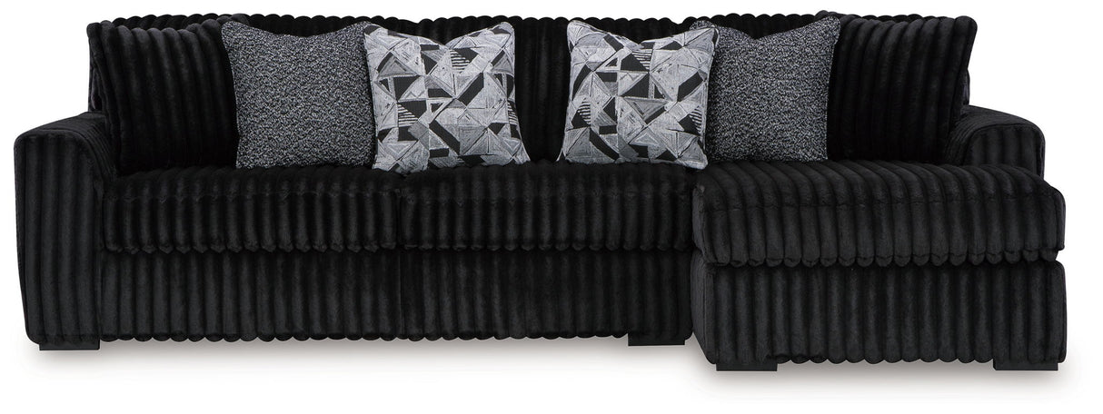 Midnight-Madness - Sectional Set by Signature Design by Ashley® | Bel Furniture