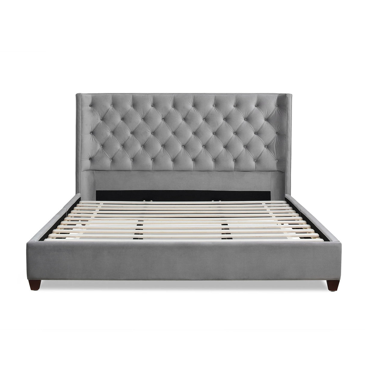 Manhattan - Shelter King Platform Bed Frame by Jennifer Taylor Home | Bel Furniture