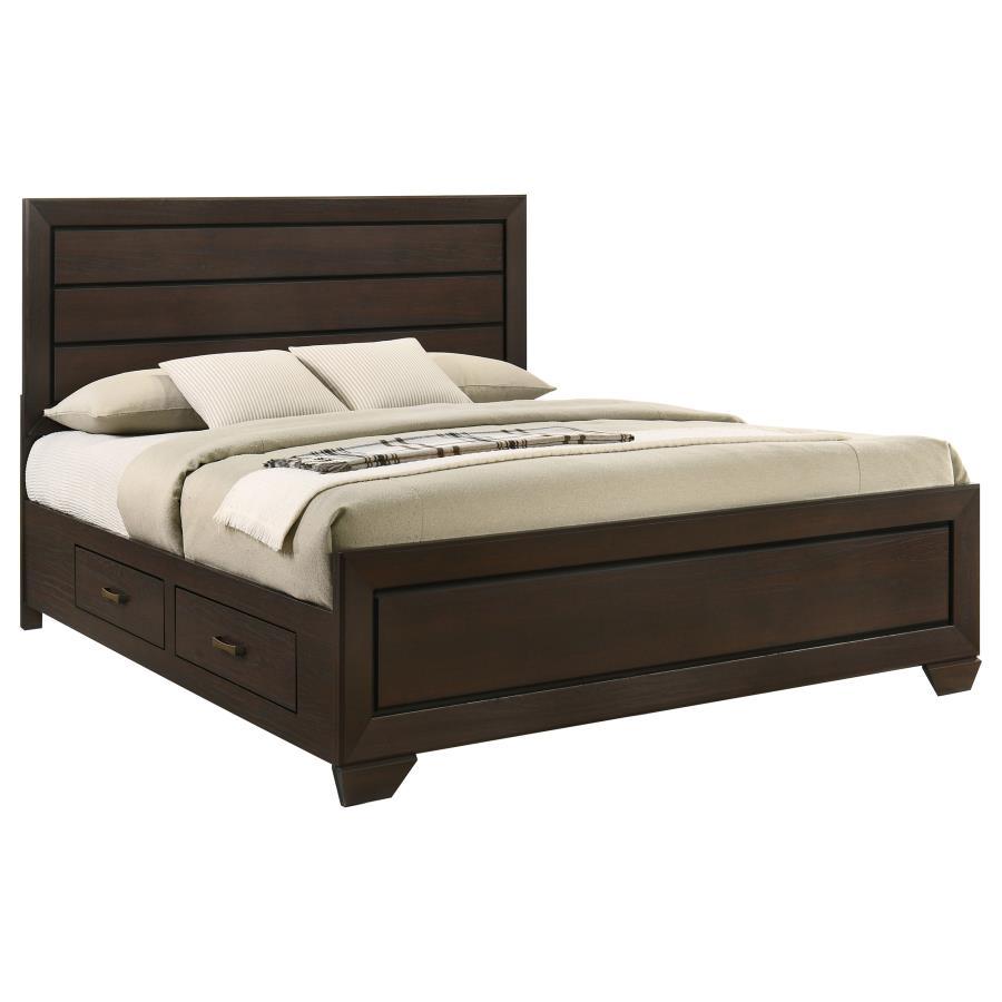 Kauffman - Wood Storage Panel Bed by CoasterEveryday | Bel Furniture