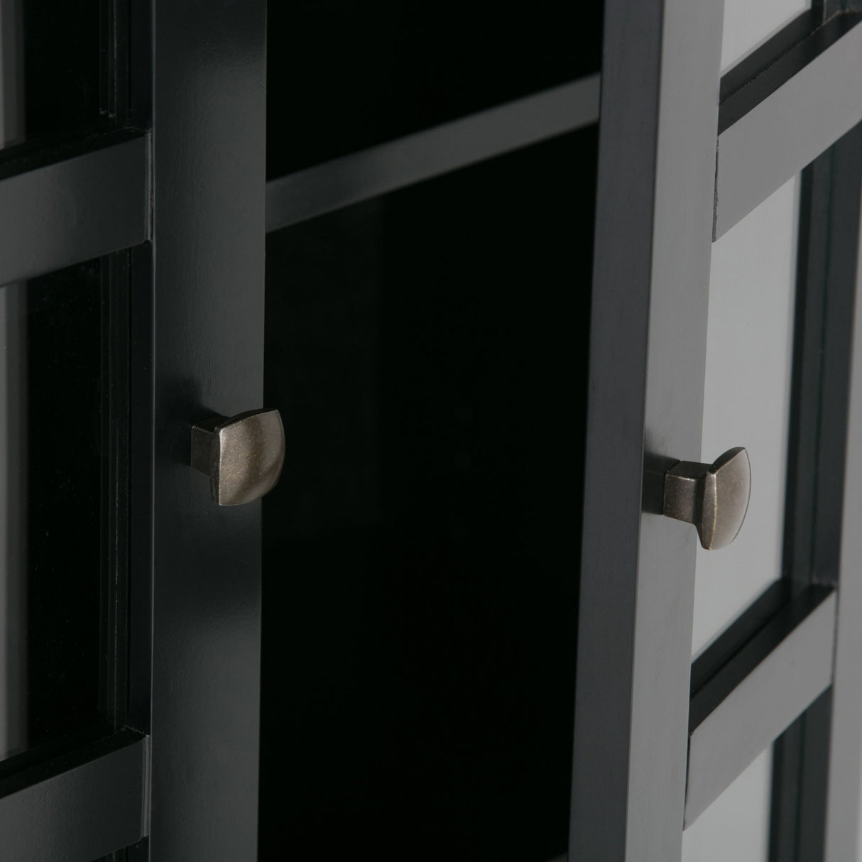 Acadian - Medium Storage Cabinet, Handcrafted by Simpli-Home | Bel Furniture