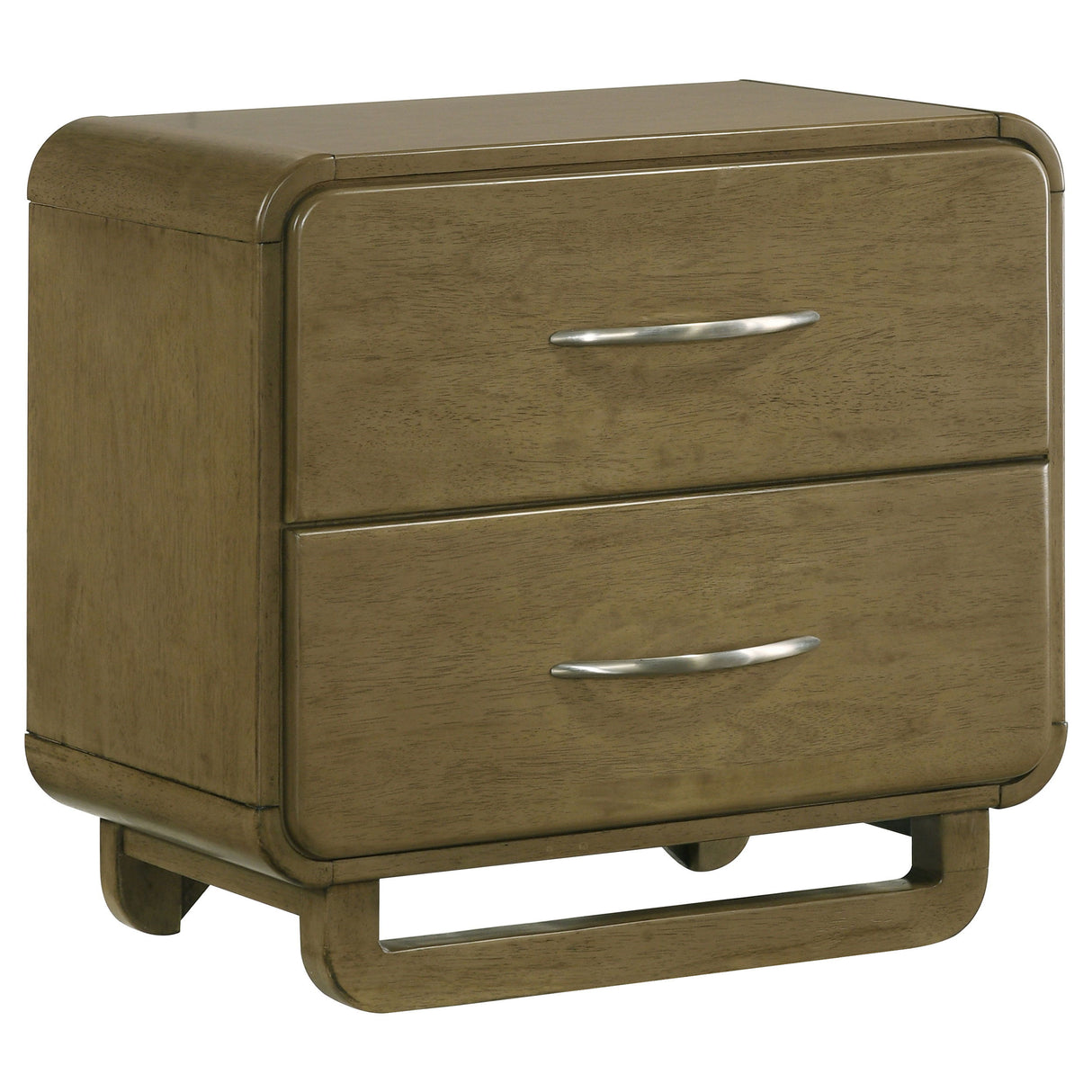 Amsbury - 2-Drawer Nightstand Bedside Table - Nutmeg by Coaster Fine Furniture | Bel Furniture