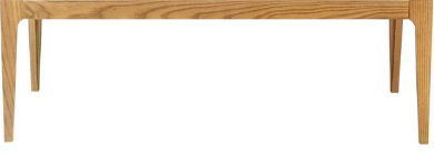 Gwynn - Frosted Glass Top Coffee Table - Natural by Urban Nest | Bel Furniture