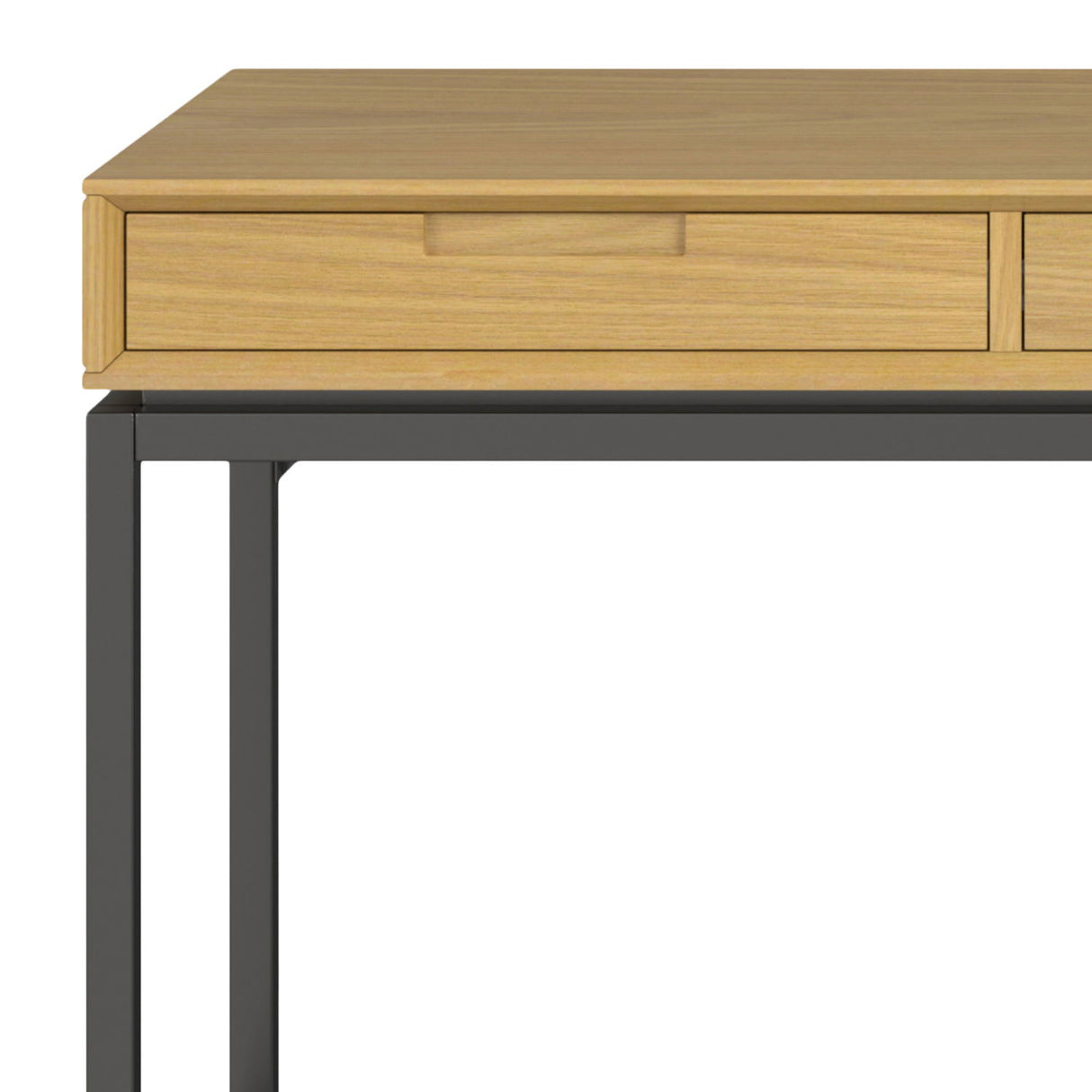 Banting - Mid Century Handcrafted Wide Desk by Simpli-Home | Bel Furniture