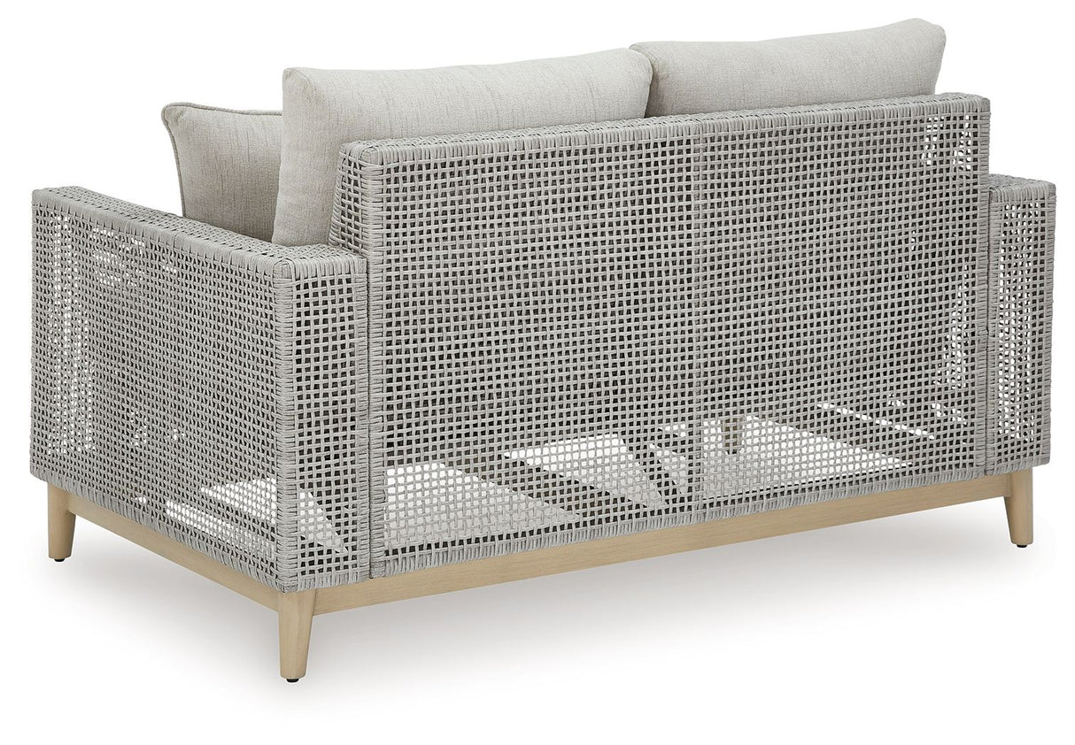Seton Creek - Gray - Loveseat With Cushion by Signature Design by Ashley® | Bel Furniture