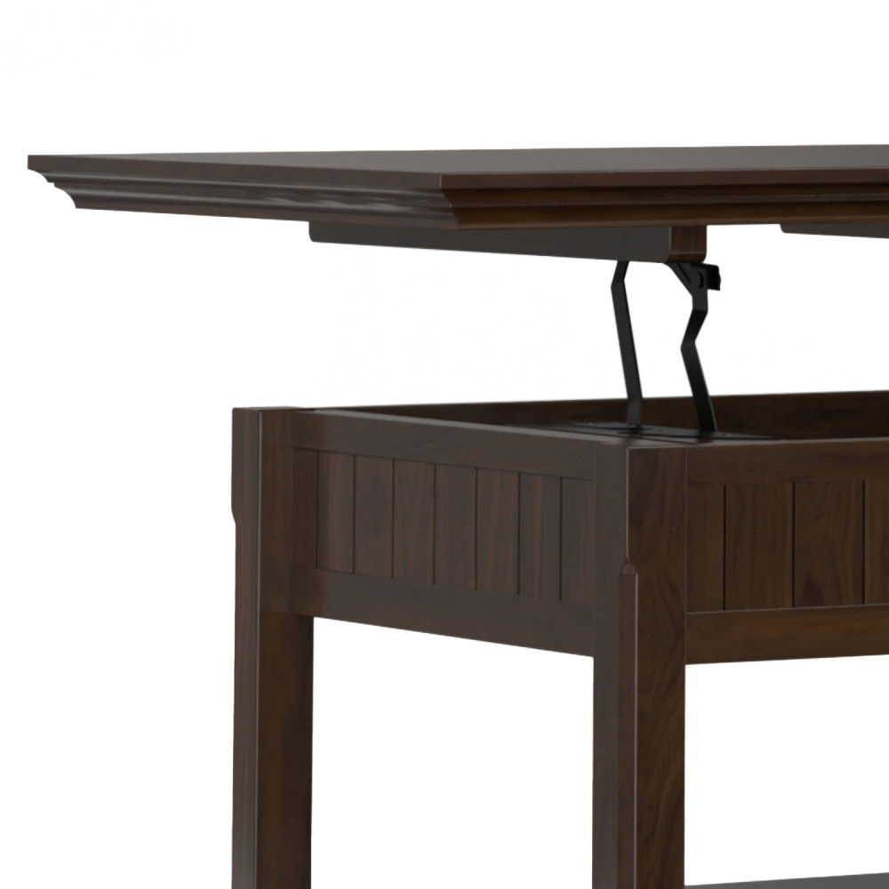 Acadian - Lift Top Coffee Table - Brown by Simpli-Home | Bel Furniture