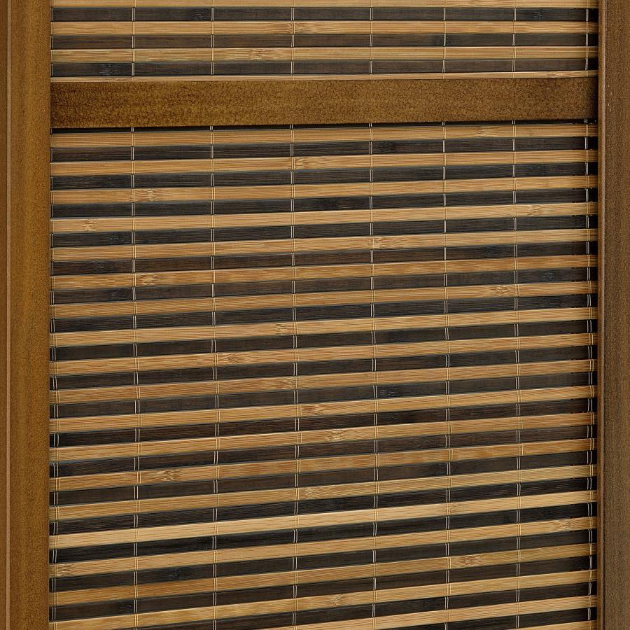 Browning - 4-Panel Bamboo Room Divider Folding Screen - Walnut by Coaster Fine Furniture | Bel Furniture