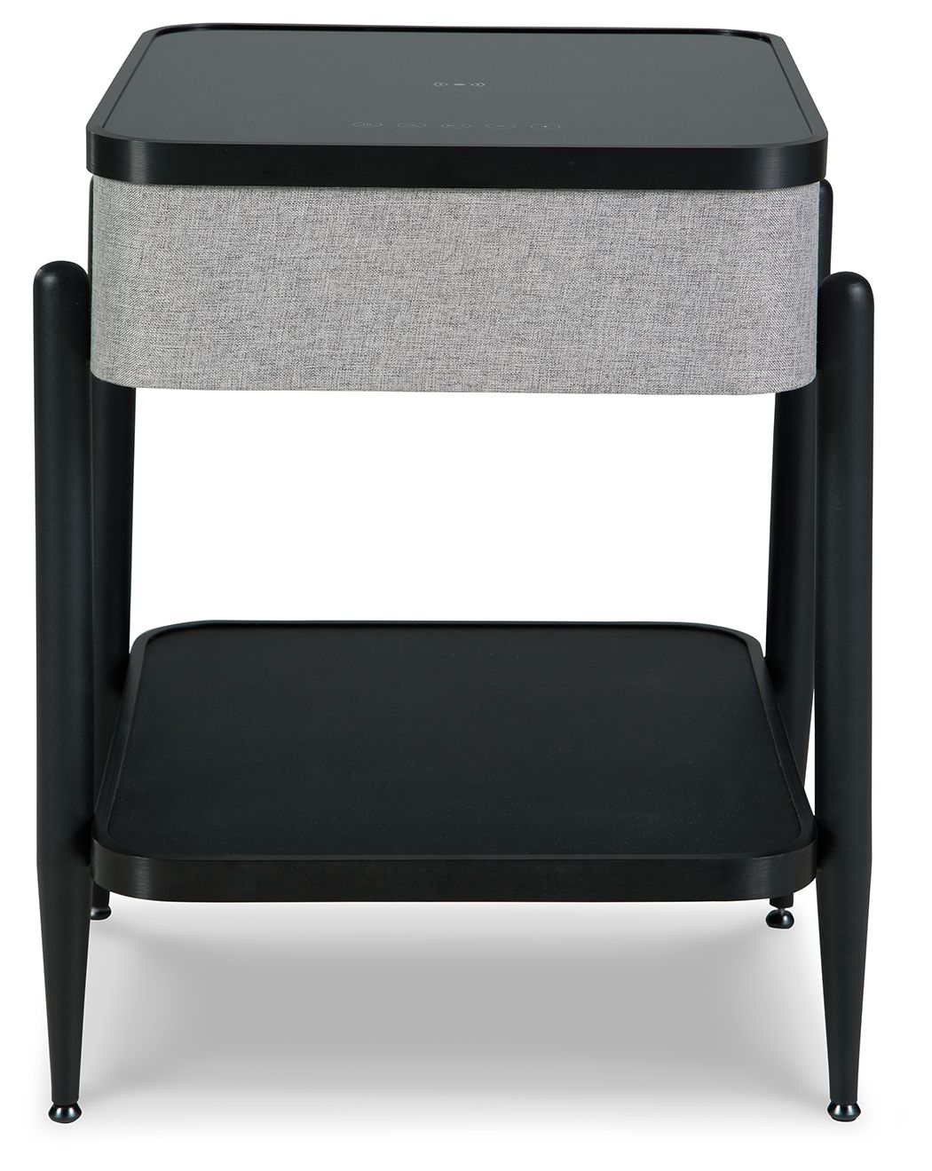 Jorvalee - Gray / Black - Accent Table with Speaker by Signature Design by Ashley® | Bel Furniture