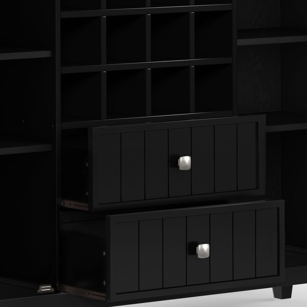 Bedford - Sideboard Buffet And Wine Rack by Simpli-Home | Bel Furniture