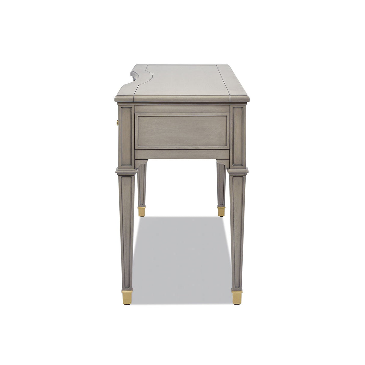 Dauphin - 3 Drawer Executive Desk by Jennifer Taylor Home | Bel Furniture