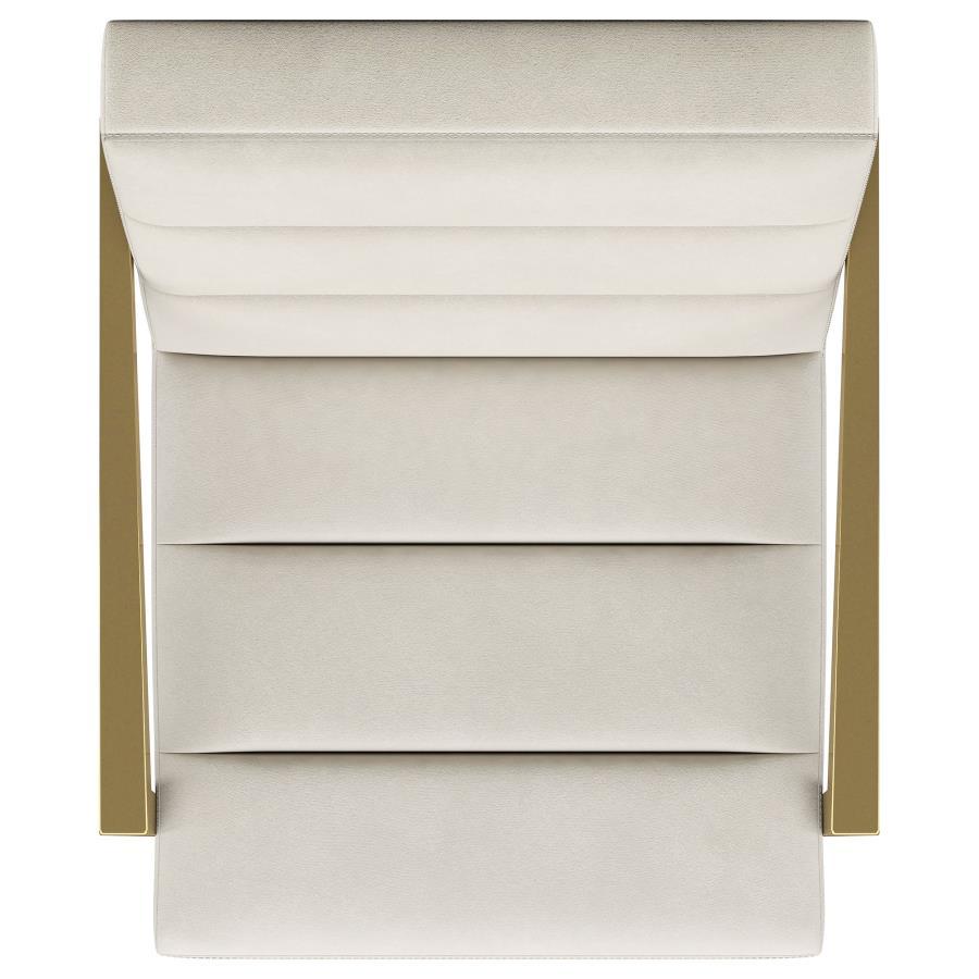 Kirra - Upholstered Metal Arm Accent Chair by Coaster Fine Furniture | Bel Furniture