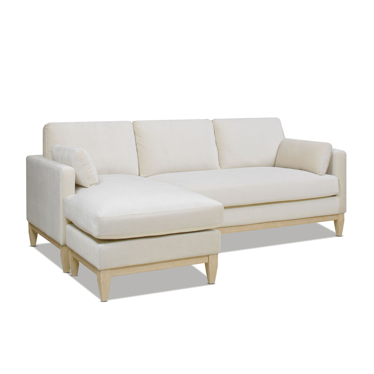 Knox - Modern Farmhouse Reversible Chaise Sectional Sofa by Jennifer Taylor Home | Bel Furniture
