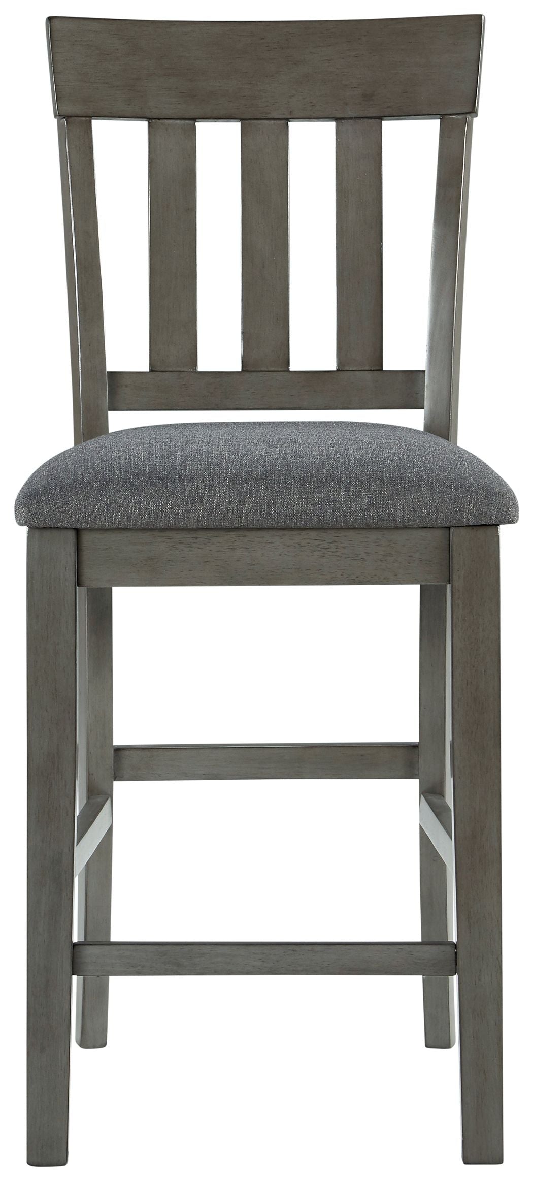 Hallanden - Black / Gray - Upholstered Barstool (Set of 2) by Signature Design by Ashley® | Bel Furniture