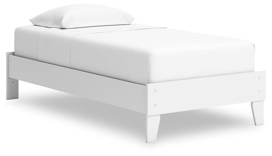 Hallityn - Platform Bed White by Signature Design by Ashley® | Bel Furniture