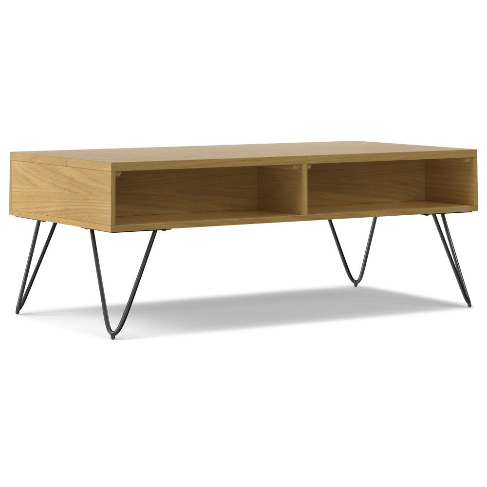Hunter - Handcrafted Lift Top Coffee Table by Simpli-Home | Bel Furniture