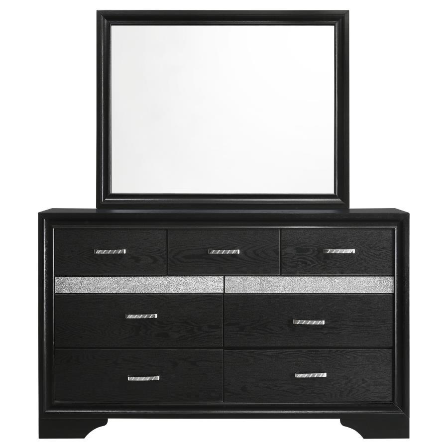 Miranda - 7-drawer Dresser With Mirror by CoasterEveryday | Bel Furniture