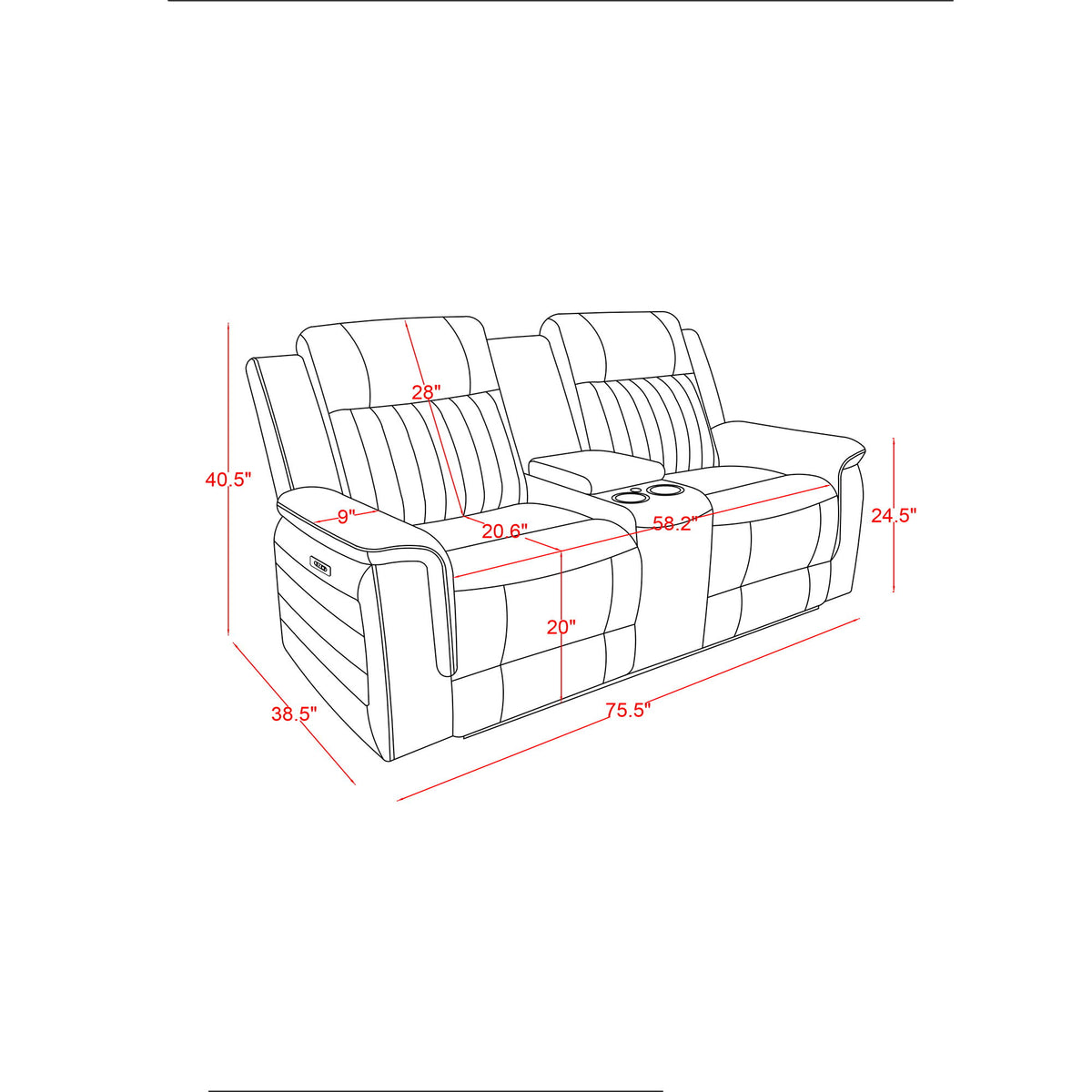 Ian - Set With Power Reclining