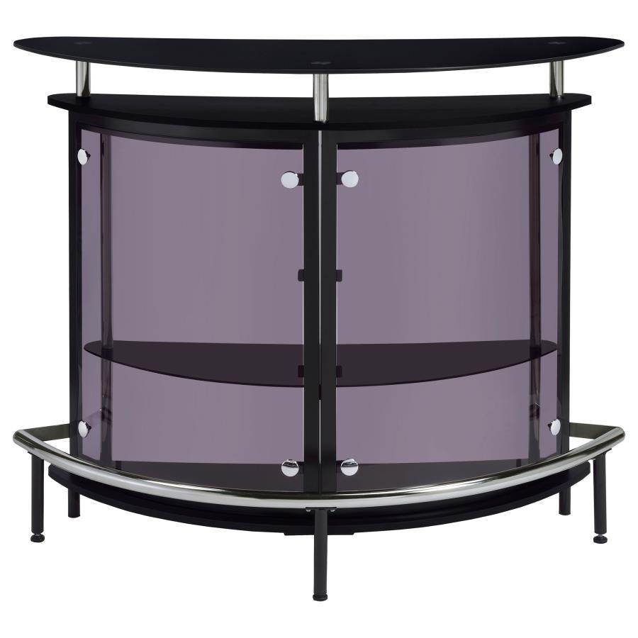 Amarillo - Freestanding Glass Top Home Bar Wine Cabinet by CoasterEssence | Bel Furniture