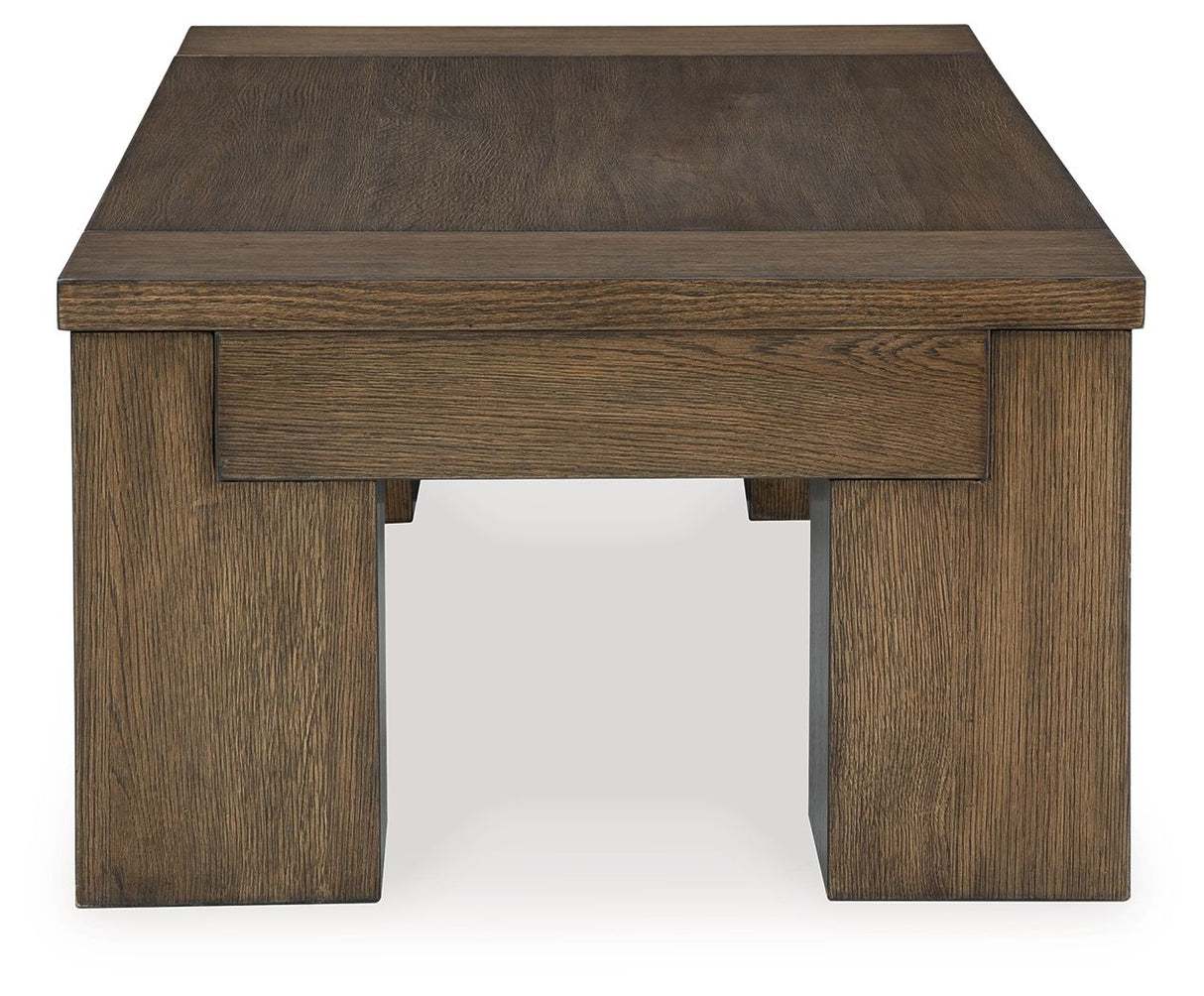 Rosswain - Warm Brown - Lift Top Cocktail Table by Signature Design by Ashley® | Bel Furniture