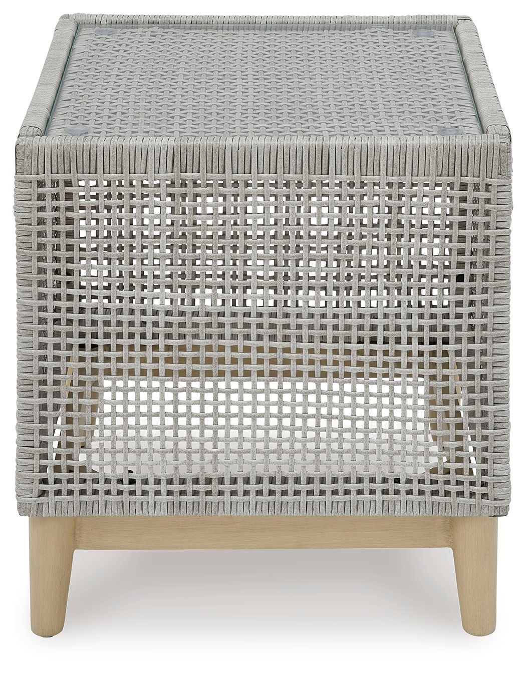 Seton Creek - Gray - Square End Table by Signature Design by Ashley® | Bel Furniture