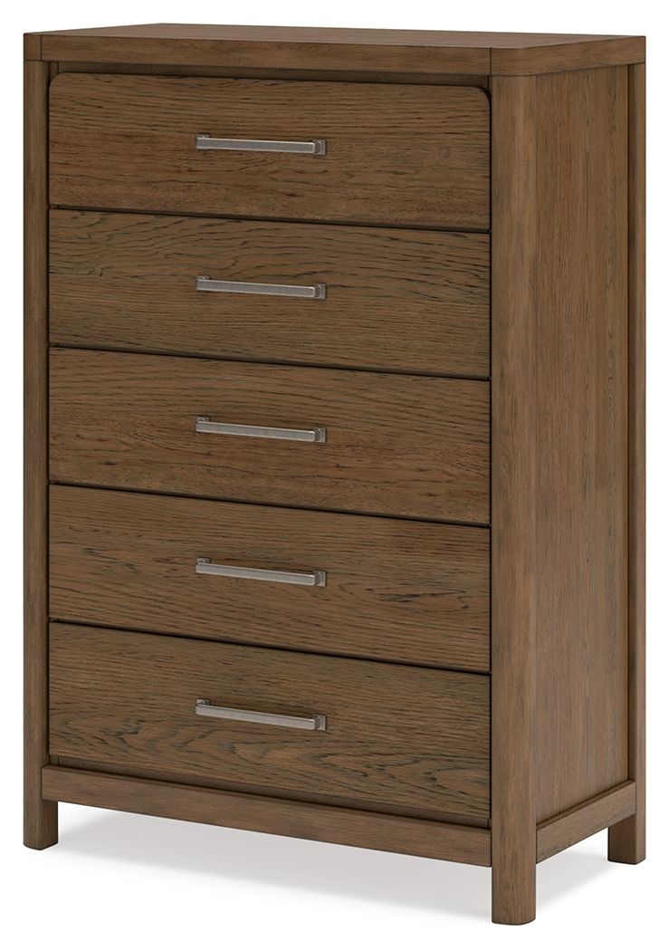 Cabalynn - Light Brown - Five Drawer Chest by Signature Design by Ashley® | Bel Furniture