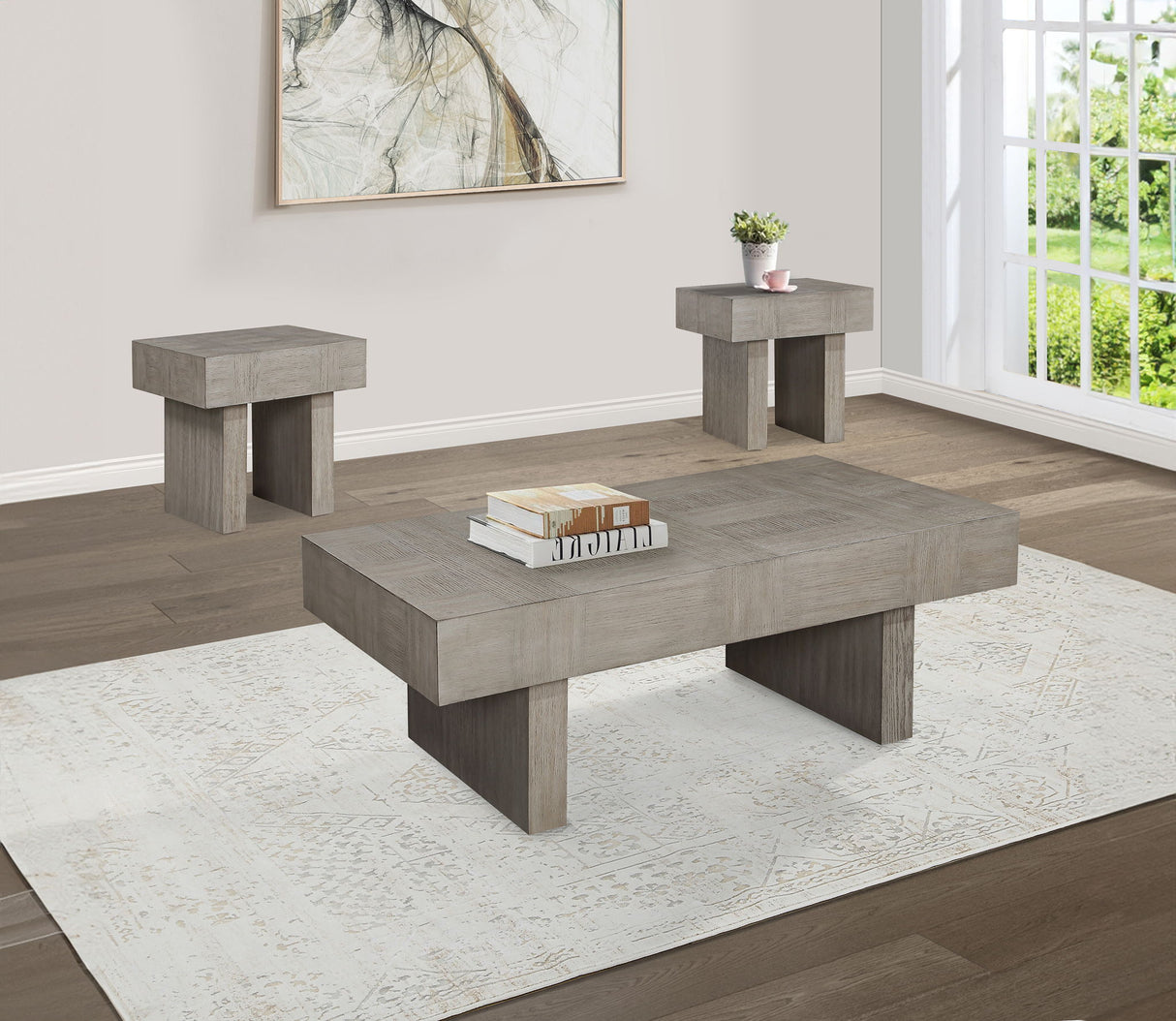 Crawley - Table Light Brown End Tables by Crown Mark | Bel Furniture