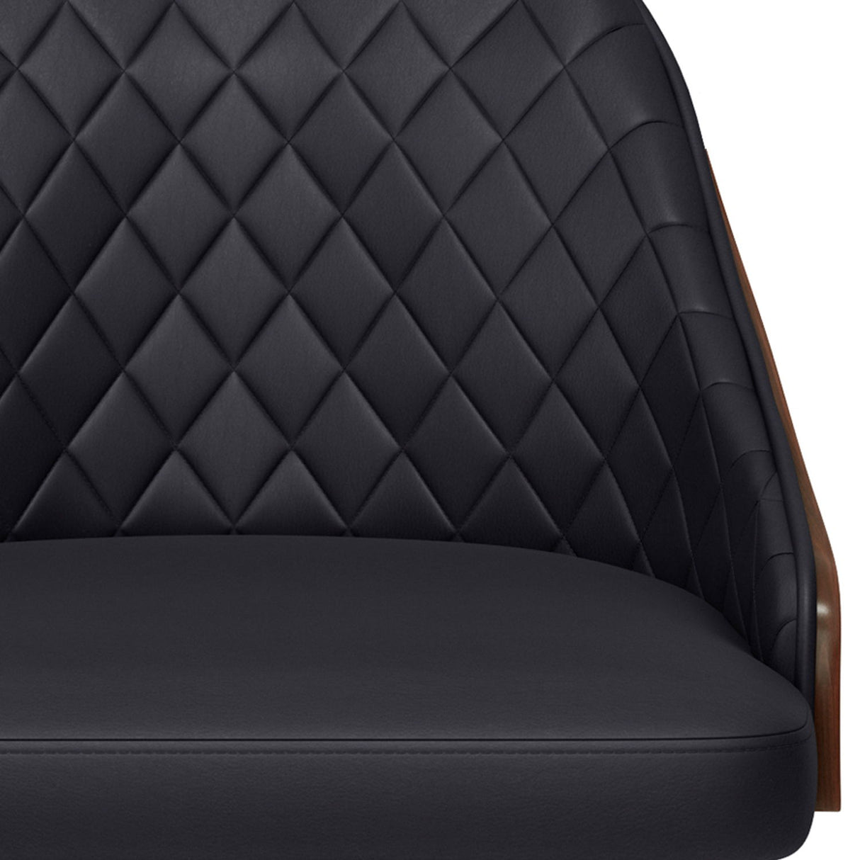 Edwin - Adjustable Swivel Bar Stool - Black by Simpli-Home | Bel Furniture