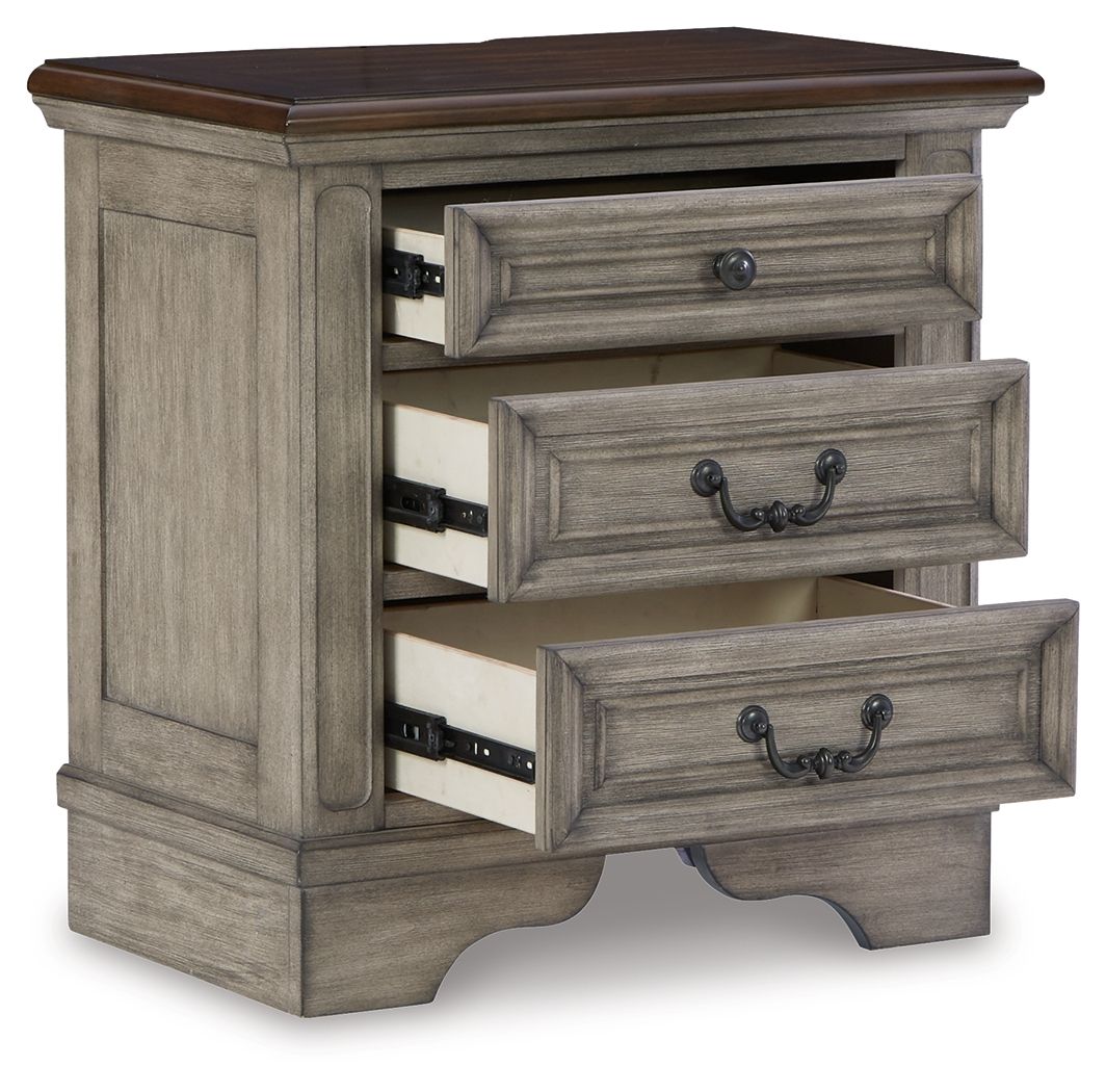 Lodenbay - Antique Gray - Three Drawer Night Stand by Signature Design by Ashley® | Bel Furniture