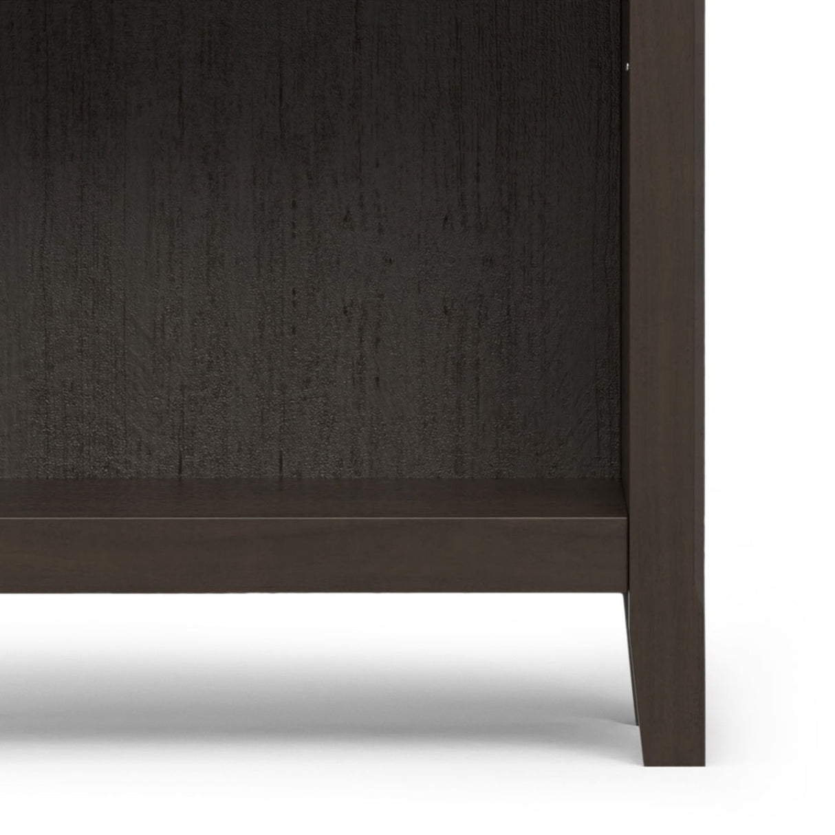 Amherst - 5 Shelf Bookcase - Brown by Simpli-Home | Bel Furniture