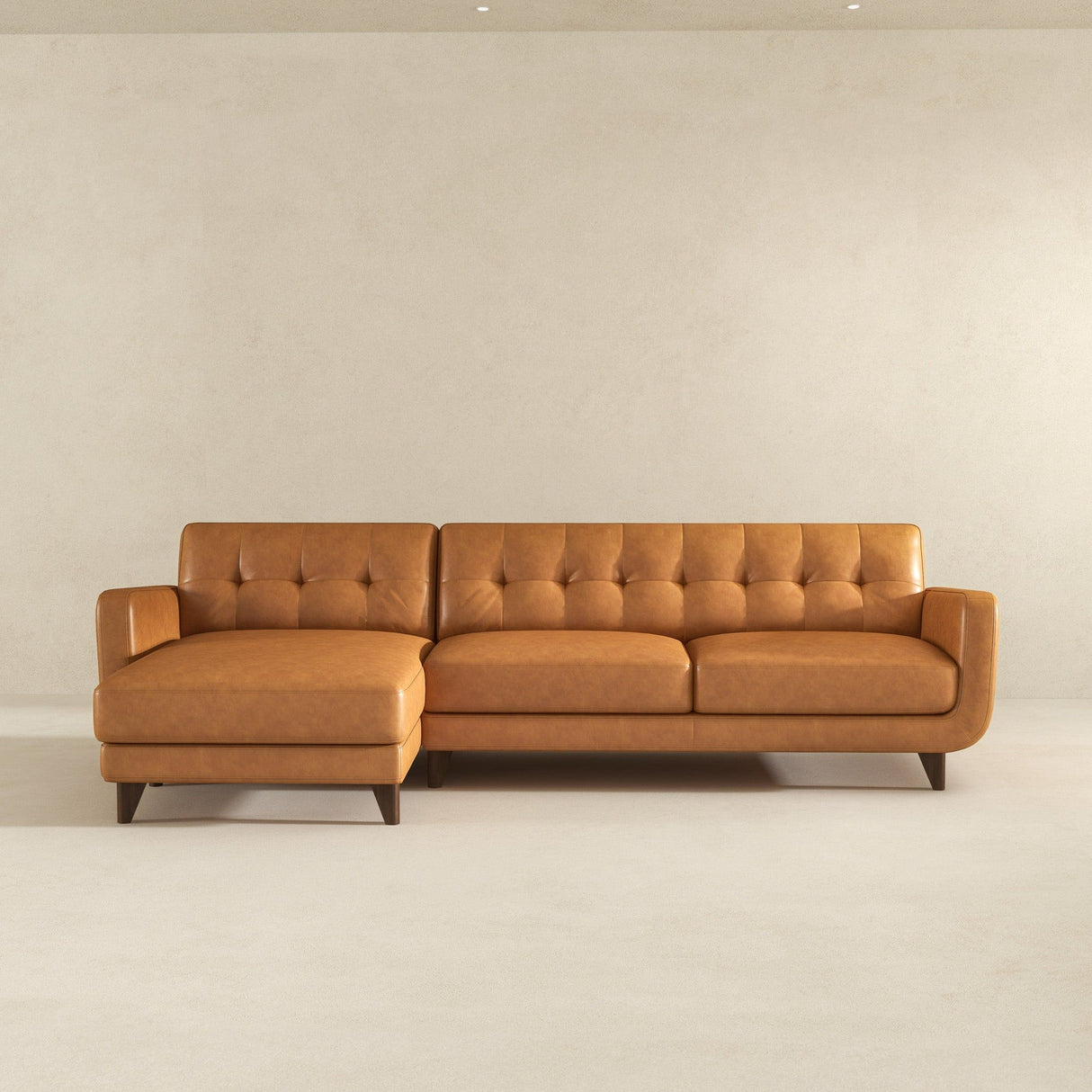 Allison - Mid-Century Modern Sectional Sofa Chaise