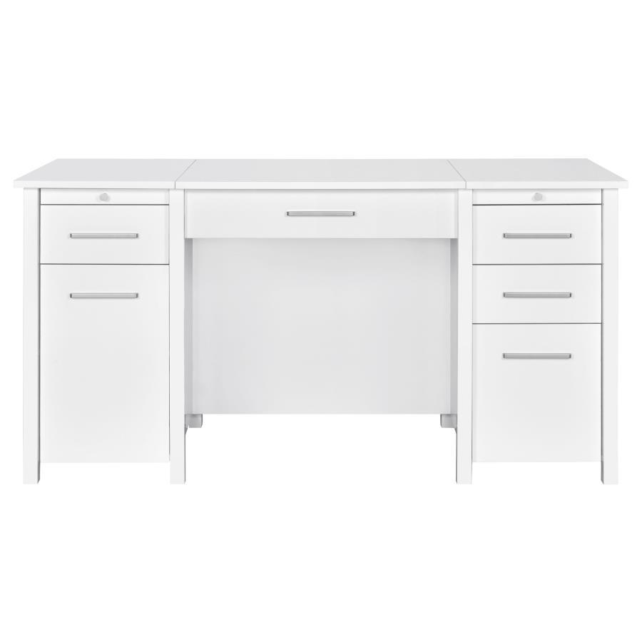 Dylan - 4-Drawer Lift Top Office Desk by CoasterEssence | Bel Furniture