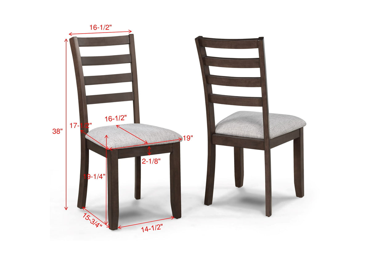 Wagner - Side Chair (Set of 2) - Brown by Crown Mark | Bel Furniture
