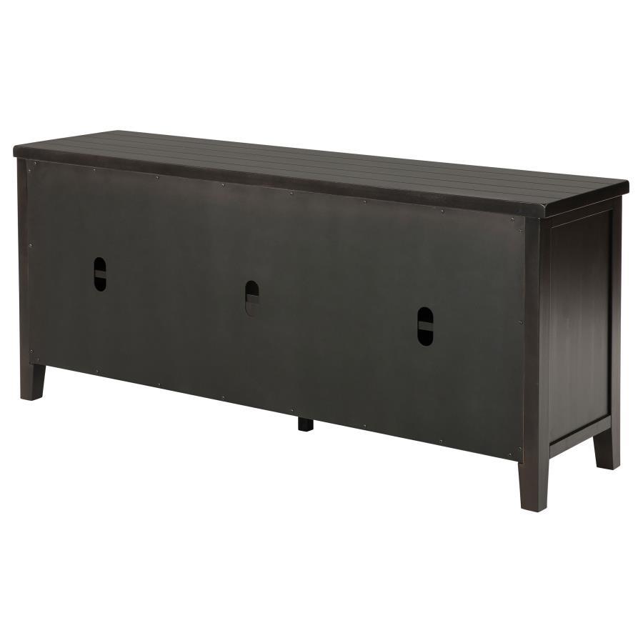 Concord - 2-Door TV Stand Console - Distressed Java by Coaster Fine Furniture | Bel Furniture