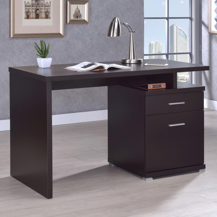 Irving - 2-Drawer Office Computer Desk by CoasterEveryday | Bel Furniture