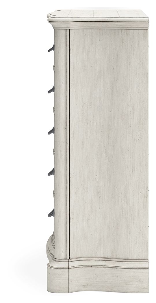 Arlendyne - Antique White - Five Drawer Chest by Signature Design by Ashley® | Bel Furniture