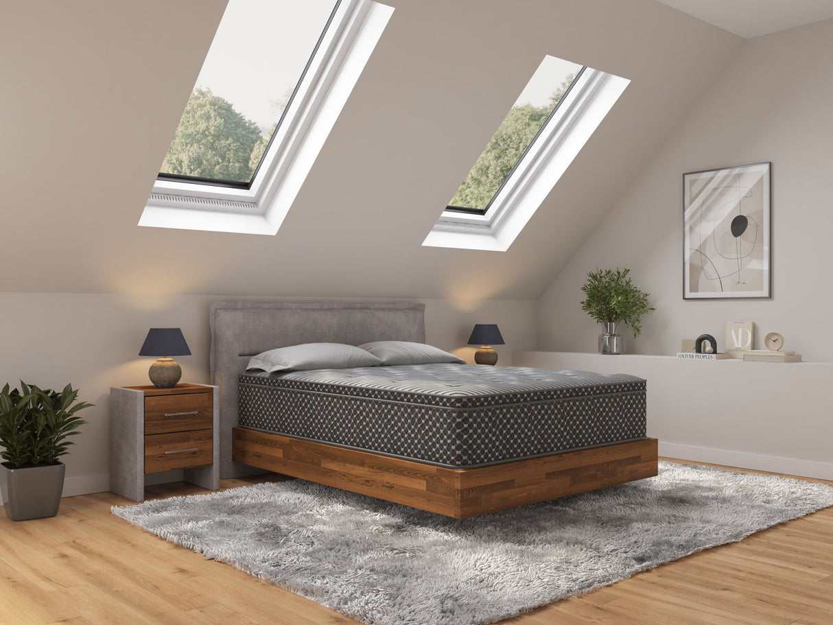 13" Quilted Eurotop Hybrid Mattress, Plush